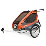 Коляска THULE Captain 2/ Капитан 2+(вело сцепка) оранжевый, 10300711, изображение  - НаВелосипеде.рф