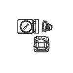 Велокомпьютерный сенсор VDO со столиком+магнит+хомутики для новых беспровод. М1/M2WL, 4-3010, изображение  - НаВелосипеде.рф