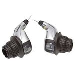 Шифтер SHIMANO Tourney, RS45, левый/правый, 3x6скоротсей, трос+оплетка ESLRS45P6A, изображение  - НаВелосипеде.рф