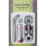 Ремкомплект TBS MINGDA: резиновый клей 10мл, 4 заплатки D:25мм, наждачка, 2 ниппельные трубки, 21043, изображение  - НаВелосипеде.рф