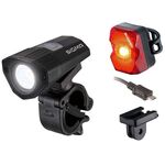 Комплект освещения SIGMA BUSTER 100/ NUGGET FLASH, с кабелем Micro-USB, 18770, изображение  - НаВелосипеде.рф