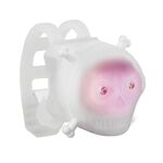 Фонарь VENTURA "маячок" передний "череп" 2 диода/2 фунуции, резиновый с батареей, 5-220603, изображение  - НаВелосипеде.рф