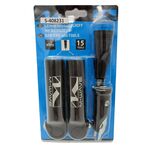 Рога для велосипеда M-Wave, алюминий, прямые, короткие, сварные, черные, 5-408231 , изображение  - НаВелосипеде.рф