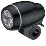 Фара диодная TBS"NORTH STAR", передняя, 7 диодов, 6люкс, 4 режима, батарейки в комплекте,CG-108W, изображение  - НаВелосипеде.рф