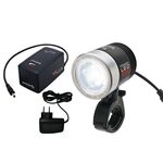 Фара передняя SIGMA POWER LED EVO PRO, диодная, с зарядкой и аккумулятором, 16910, изображение  - НаВелосипеде.рф