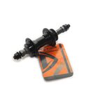 Велосипедная втулка SHUNFENG, задняя, под трещотку, 36H, на гайках, чёрная, SF-A201R, изображение  - НаВелосипеде.рф