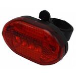 Фонарь велосипедный задний EASTPOWER, 5 светодиодов, 72 x 42 x 27мм, материал ABS, 2 батарейки ААА, EBL002, изображение  - НаВелосипеде.рф