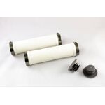 Ручки на руль для велосипеда CLARK`S CL0201 резиновые 130мм 3-227 , изображение  - НаВелосипеде.рф