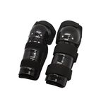 Защита голеней TBS NM-616K, детская, чёрная, с прозрачными ракушками, пара, NM-616K, изображение  - НаВелосипеде.рф