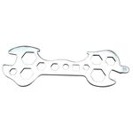 Защита заднего переключателя M-Wave крепление на два болта к раме, сталь, черная, 6-150603, изображение 2 - НаВелосипеде.рф