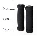 Грипсы велосипедные HUALONG HL-GR03, 125 мм, поролоновые, черные, HL-GR03, изображение  - НаВелосипеде.рф