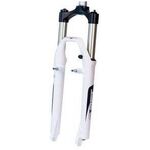 Вилка велосипедная RST F1RST AIR11, 26 х 28,6, пружинно-эластомерная, V+D, белая, 8-20344085, изображение  - НаВелосипеде.рф