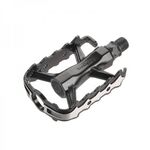 Педали велосипедные WELLGO алюминий M224G литые облегченные 315 г, черные 6-14224 , изображение  - НаВелосипеде.рф