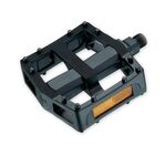 Педали VP VP-567, BMX, пластик, ось из бористой стали, 9/16", с подшипниками, с отражателями, VP-567, изображение  - НаВелосипеде.рф