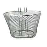 Велокорзина TBS, передняя, чёрная, AO-1H W/HOOKS, изображение  - НаВелосипеде.рф