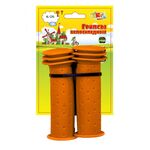 Грипсы велосипедные Vinca Sport, детские, резиновые, 102 мм, оранжевые, H-G 96 orange, изображение  - НаВелосипеде.рф