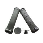 Грипсы велосипедные VELO VLG-975-2AD2-L2-G2, пластик/гель,с заглушками, 135мм, VLG-975-2AD2-L2-G2, изображение  - НаВелосипеде.рф