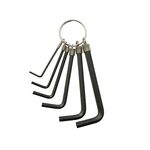 Набор шестигранников BIKE HAND YC-268L-1, на связке  2/3/4/5/6/7 мм, чёрный, в торговой упаковке, YC-268L-1, изображение  - НаВелосипеде.рф