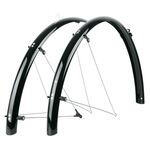 Крылья велосипедные SKS BLUEMELS SHINY 28" 42, black, 10106, изображение  - НаВелосипеде.рф