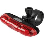 Фонарь задний Kross RED STRIKE, 5 светодиодов, 3 функции, черный, T4COSLT0125BK, изображение  - НаВелосипеде.рф