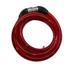 Велосипедный замок Eastman тросовый, кодовый, 45 х 1000 мм, красный, NTB16525, изображение  - НаВелосипеде.рф