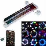 Фонарик велосипедный на спицы EASTPOWER, 32 светодиодов/цвета радуги/42 чередующихся рисунков, ESL016C, изображение  - НаВелосипеде.рф