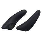 Рога велосипедные PROMAX, алюминий, кратон, 124 мм, 143 г, эргономичный дизайн, улучшает контроль, черный, BE-316, изображение  - НаВелосипеде.рф