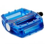 Педали для велосипеда Vinca Sport пластиковые - платформа 99*101мм, VP 133Р blue, изображение  - НаВелосипеде.рф