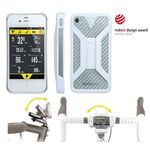 Кейс TOPEAK RideCase for i4/4s, с креплнием на руль, белый TT9832W, изображение  - НаВелосипеде.рф