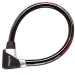 Велосипедный замок TRELOCK KS 480, тросовый, на ключ, 15 х 1000 мм, черный, 8002065, изображение  - НаВелосипеде.рф