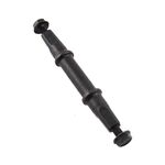 Вал/каретка с гайками TBS, 130мм, для резьбы BSA 68мм (120), черный, 00-170026, изображение  - НаВелосипеде.рф