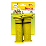 Грипсы велосипедные Vinca Sport, детские, резиновые, 102 мм, желтые, H-G 96 yellow, изображение  - НаВелосипеде.рф