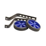 Приставные колеса HORST на 12-20", с крепежом, балансирные, пластиковые, 110мм, синий, 00-170601, изображение  - НаВелосипеде.рф