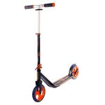 Самокат M-Wave, Smartscoo2 Straight, двухколёсный, складной, взрослый, чёрно-оранжевый, до 100 кг, H-004, изображение  - НаВелосипеде.рф