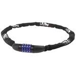 Велосипедный замок M-WAVE цепь, кодовый, тканевая-оболочка, 3,5 х 3,5 х 900мм, черный, 5-230317, изображение  - НаВелосипеде.рф