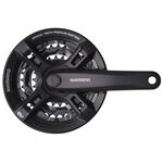 Система шатунов велосипедная SHIMANO TOURNEY FC-M171, 7/8 скоростей, 170 мм, под квадрат, 48/38/28T, AFCM171C888C3, изображение  - НаВелосипеде.рф