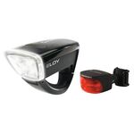 Комплект фар SIGMA, фары ELOY и CUBERIDER, черные, 13008, изображение  - НаВелосипеде.рф