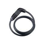 Велосипедный замок BBB CodeSafe, тросовый, кодовый, 10 x 1000 мм, черный, BBL-36, изображение  - НаВелосипеде.рф