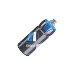 Фляга Elite Ombra, 0.55 л, серый, синый рисунок, EL0150117, изображение  - НаВелосипеде.рф