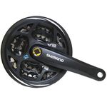 Система шатунов велосипедная SHIMANO ACERA FC-M311, 7/8 скоростей, 170 мм, под квадрат, 48/38/28T, AFCM311C888CL, изображение  - НаВелосипеде.рф