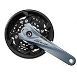 Система шатунов велосипедная Shimano Acera M3000-8, 175 мм, Oct, 3х9,  40/30/22T, с защитой, с болтами, EFCM30008E002C, изображение  - НаВелосипеде.рф