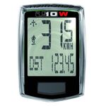 Велокомпьютер ECHOWELL U10W, 10 функций, беспроводной, серебристо-черный, 5-244631, изображение  - НаВелосипеде.рф