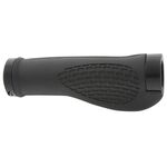 Ручки на руль велосипедные M-Wave резиновые 135мм "овальный дизайн" черные 5-410236 , изображение  - НаВелосипеде.рф