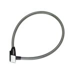 Велосипедный замок TRELOCK KS 215, тросовый, на ключ, 12 х 1000 мм, черный, 8002070, изображение  - НаВелосипеде.рф