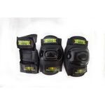 Комплект защиты детский (накол., налокот., наладон.), черный, р- р M, Vinca Sport VP 32 black (M), изображение  - НаВелосипеде.рф