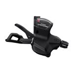 Манетка Shimano Deore SL-M6000-L, левая, 2/3 скорости, крепление на хомут, трос 1800 мм, ISLM6000LB, изображение  - НаВелосипеде.рф