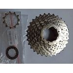 Кассета SHIMANO, 8 скоростей, ACSHG508130P 2-8027 ALIVIO, 8х11-30 IG/HG, серебро, 2-8027, изображение  - НаВелосипеде.рф