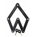 Велосипедный замок Vinca Sport, сегментный, на ключ,188 х 54мм, длина 845мм, ширина звена 25мм, 101.3858, изображение  - НаВелосипеде.рф