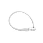 Велосипедный замок Knog Party Combo тросовый, кодовый, 620 х 8 мм, Цвет White, 11564, изображение  - НаВелосипеде.рф