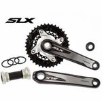 Система шатунов велосипедная Shimano SLX, M675, 175мм, 38/26 с кареткой  IFCM675E86X, изображение  - НаВелосипеде.рф